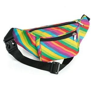 Rainbow fanny pack